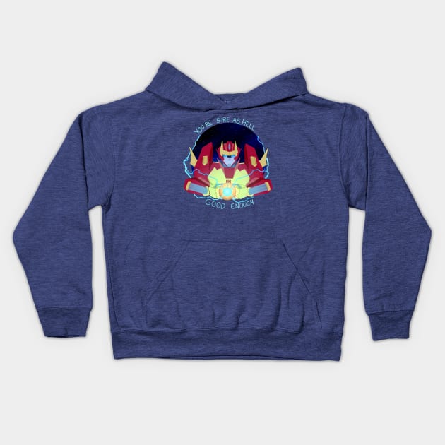 encouraging rodders Kids Hoodie by inkpocket